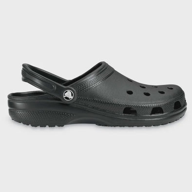 The classic croc clog in black. A versatile and easy wearing shoe