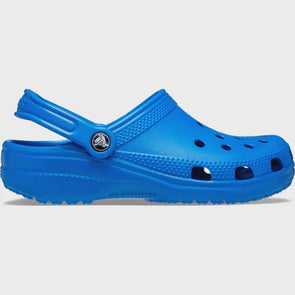 The classic croc clog in bolt blue. A versatile and easy wearing shoe