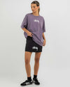 Stussy Stock Pigment Relaxed Tee Mauve