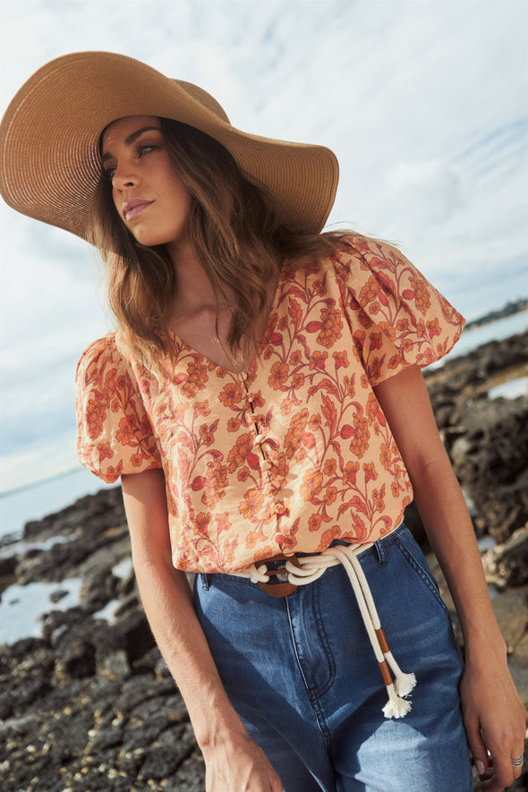 The Bay Mission Blouse Top