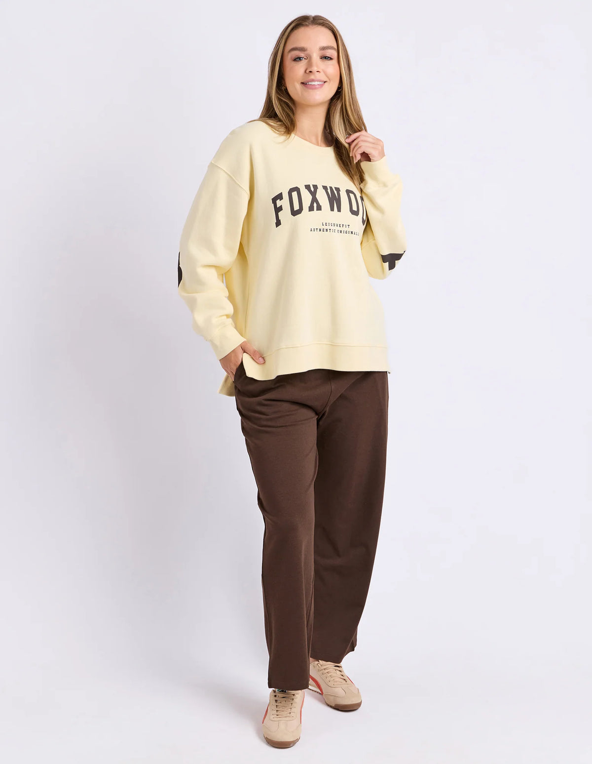 Foxwood Interval Crew Butter Cream/Choc