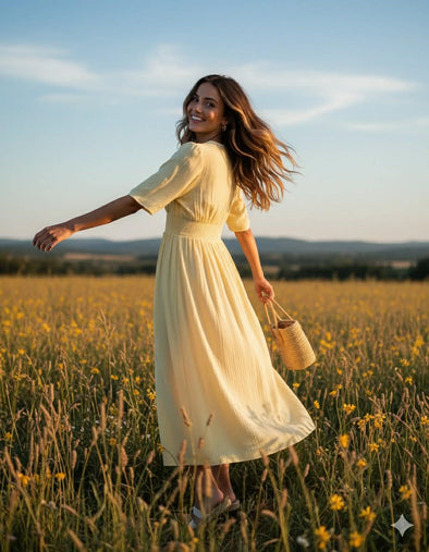 MSCH Jasmille Vlora Short Sleeve Dress Sundress