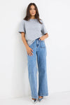 Meet your new denim favourite... the Zoey Jean. Designed for effortless style and everyday comfort, this high rise, wide leg jean flatters in all the right places. Crafted in the new Signature Blue wash, it’s the perfect shade to pair with anything in your wardrobe. The statement front pockets add a touch of modern sophistication, while the soft stretch denim moves with you for a perfect fit every time.
