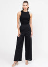 Billie the Label Wide Leg Suit Pant Black