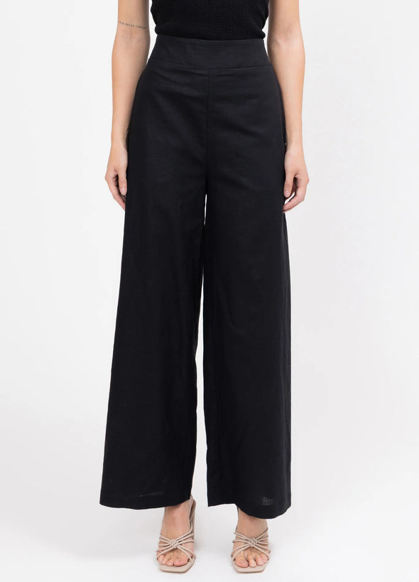 Billie the Label Wide Leg Suit Pant Black