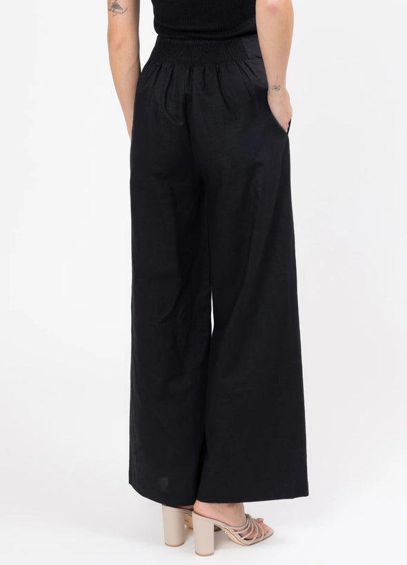 Billie the Label Wide Leg Suit Pant Black