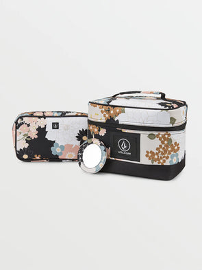 Volcom Patch Attack Deluxe Make Up Bag Cloud