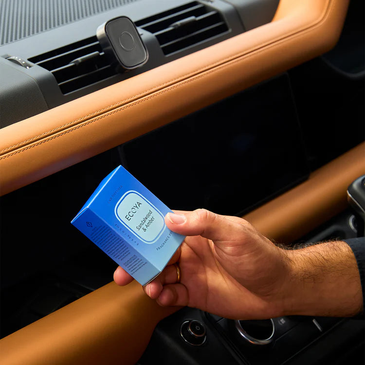 Replenish and extend the life of your Car Diffuser with our Car Diffuser Fragrance Pods. Available in six ECOYA fragrances, the Car Diffuser Fragrance Pods come with two Pods in each pack, a sustainable way to continue your fragrance journey.


Sandalwood &amp; Amber: Sophisticated and spicy featuring ginger, lime and mandarin atop violet and rose with a heady base of sandalwood, musk and amber.