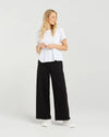 Soft cotton blend tee with stretch for comfort
Flattering round neckline and sleeve length
Front darting detail for a chic, tailored finish
Easy to style with denim, skirts, or shorts
95% Cotton, 5% Spandex
