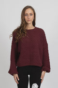 Federation Honeycomb Knit Merlot