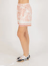 Relaxed fit for easy everyday wear

Refined pink print design

80% Rayon, 20% Nylon – soft and breathable

Elastic waistband for comfort and flexibility

Versatile style for casual to elevated looks