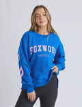 Foxwood Interval Crew Cobalt/Neon Pink