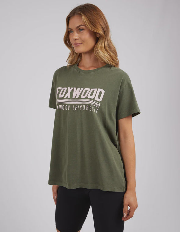 Foxwood Impact Tee Olive Green