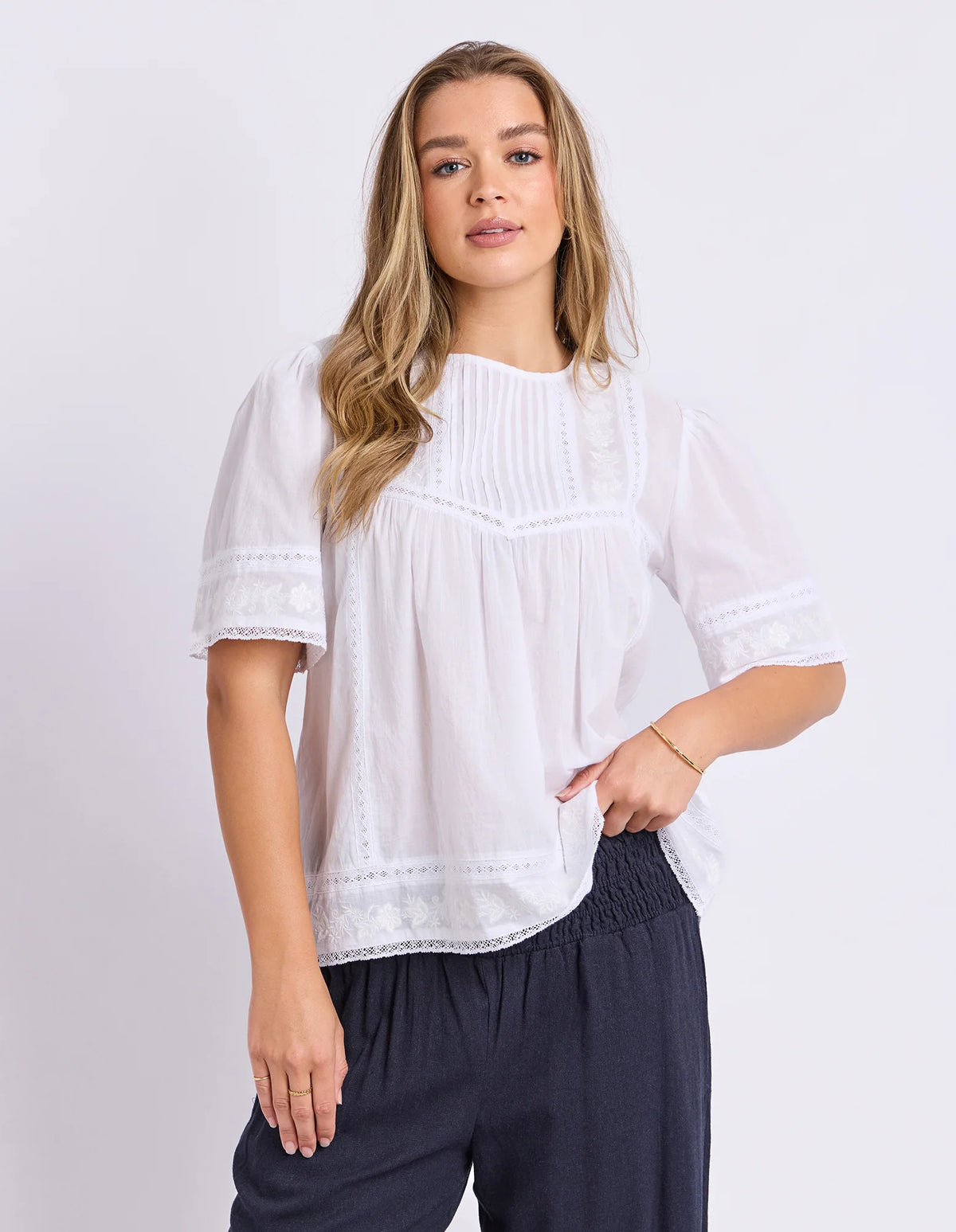 Foxwood Juna Top White