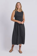 Foxwood Solene Denim Dress Washed Black