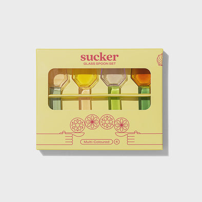 Get ready to scoop, dip, and serve in style with our Sucker Spoons! Perfect for everything from creamy desserts to tasty dips and appetizers, these durable glass spoons are your new go-to for entertaining. Whether you're dishing out mousse, scooping up gelato, or serving a savoury dip from your charcuterie board, these spoons bring a fun, eco-friendly twist to your snacks and sweets.