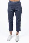 A returning bestseller in classic chino styling

Mid-rise, straight leg &amp; relaxed fit for everyday ease

Belt loops and patch pockets at front and back

Back darts create a flattering silhouette

Made from soft cotton with slight stretch for comfort

Ankle-length cut on average height