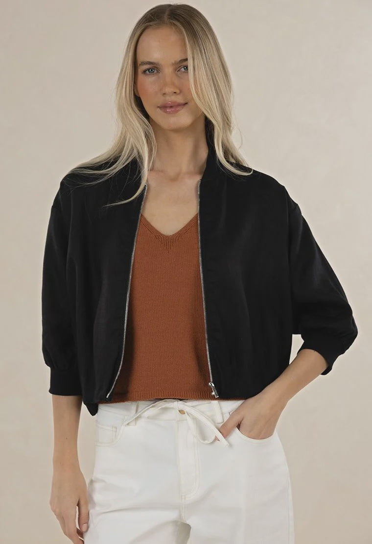 Humidity Arden Bomber Jacket Black