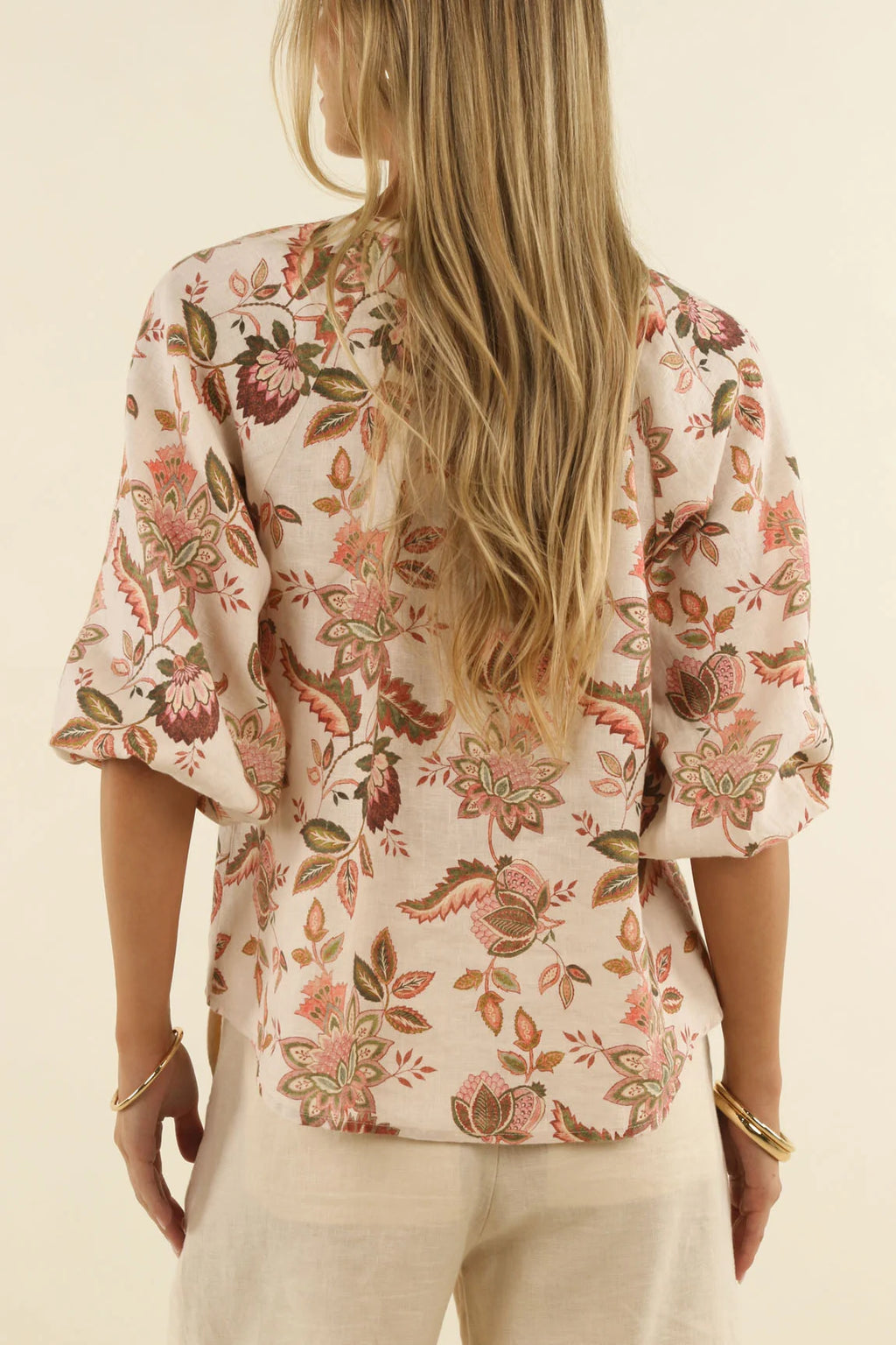 Humidity Bohemian Rose Blouse Bohemian Print