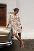 Humidity Bohemian Rose Shift Dress Bohemian Print