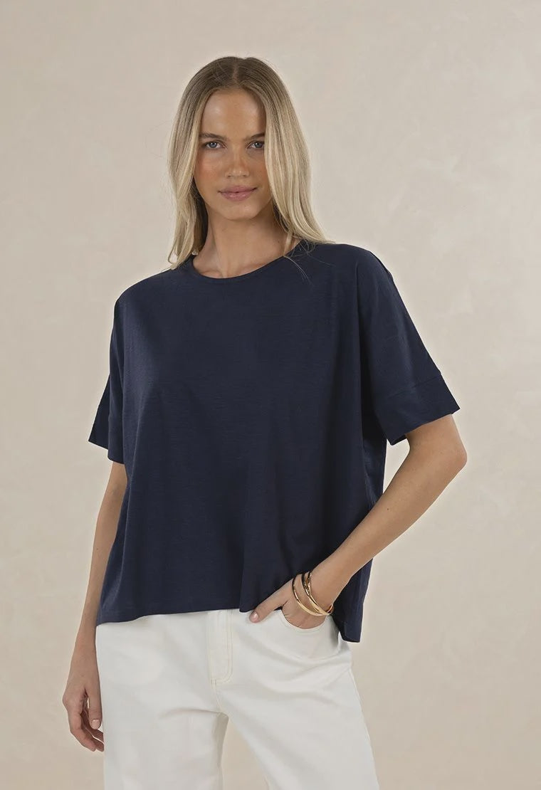 Humidity Dippy Tee Navy