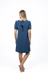 Humidity Sana Shift Dress Ocean Blue