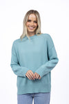 Super soft, oversized jumper.
Non-itchy wool blend.
Roomy fit that drapes away from the body.
Dropped shoulder design.
Ribbed cuffs, neck and hem.&nbsp;
Wide feature band at hem with side splits.
Available in three fab colours.
True to size. Relaxed fit throughout