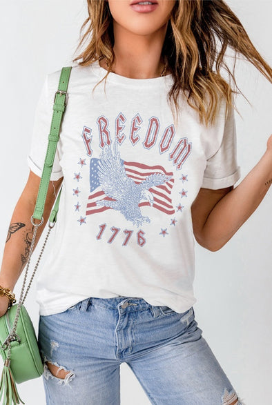 Freedom State Tee White