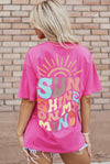 Sunshine Tee Pink