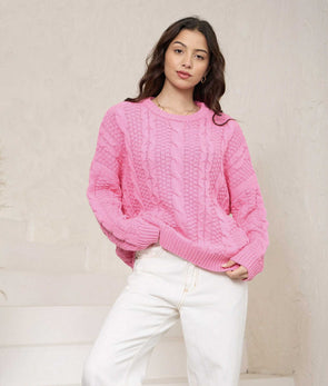 This sweater is the perfect blend of comfort and elegance. An ease to style with simple denim and comfortable to wear with with plush, breathable cotton acrylic blend fabric. Ideal for layering during chilly days or making a statement on its own.