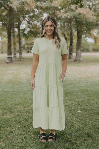 Home-Lee Kendall Dress Lime