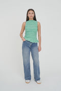 Shirred bodice for a comfy, flexible fit
Cute ruffle hem for a feminine finish
Sleeveless silhouette
Easy crew neckline
Perfect for work, weekends and everything in between
