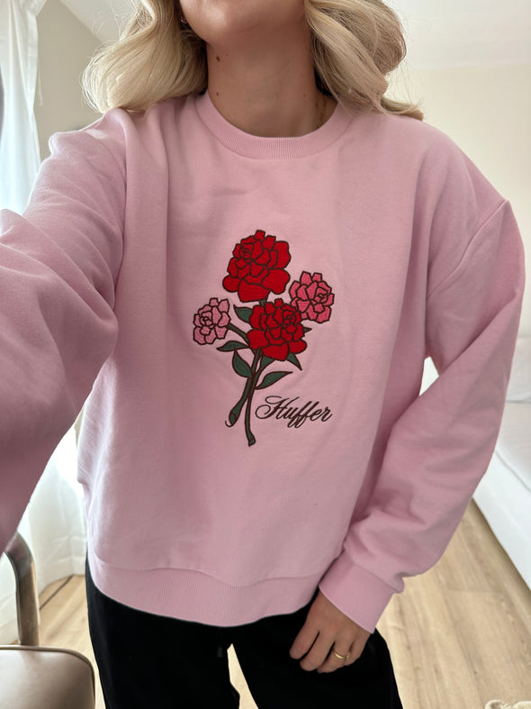 Huffer Slouch Crew 350 Rosy Bunch Blossom