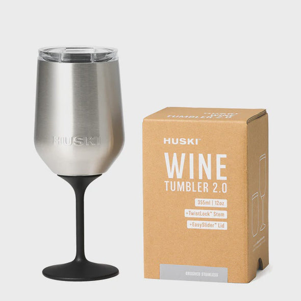 Huski Wine Tumbler 2.0 Brushed Stainless