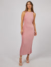 Unleash your inner chic with the Jorge Savannah Maxi Dress in elegant pink. The round neck and textured design exude sophistication, while the invisible zip adds a touch of glamour. Made with 100% polyester and lined with 95% polyester and 5% spandex for ultimate comfort. Perfect for any occasion, pair with heels for a flawless look.