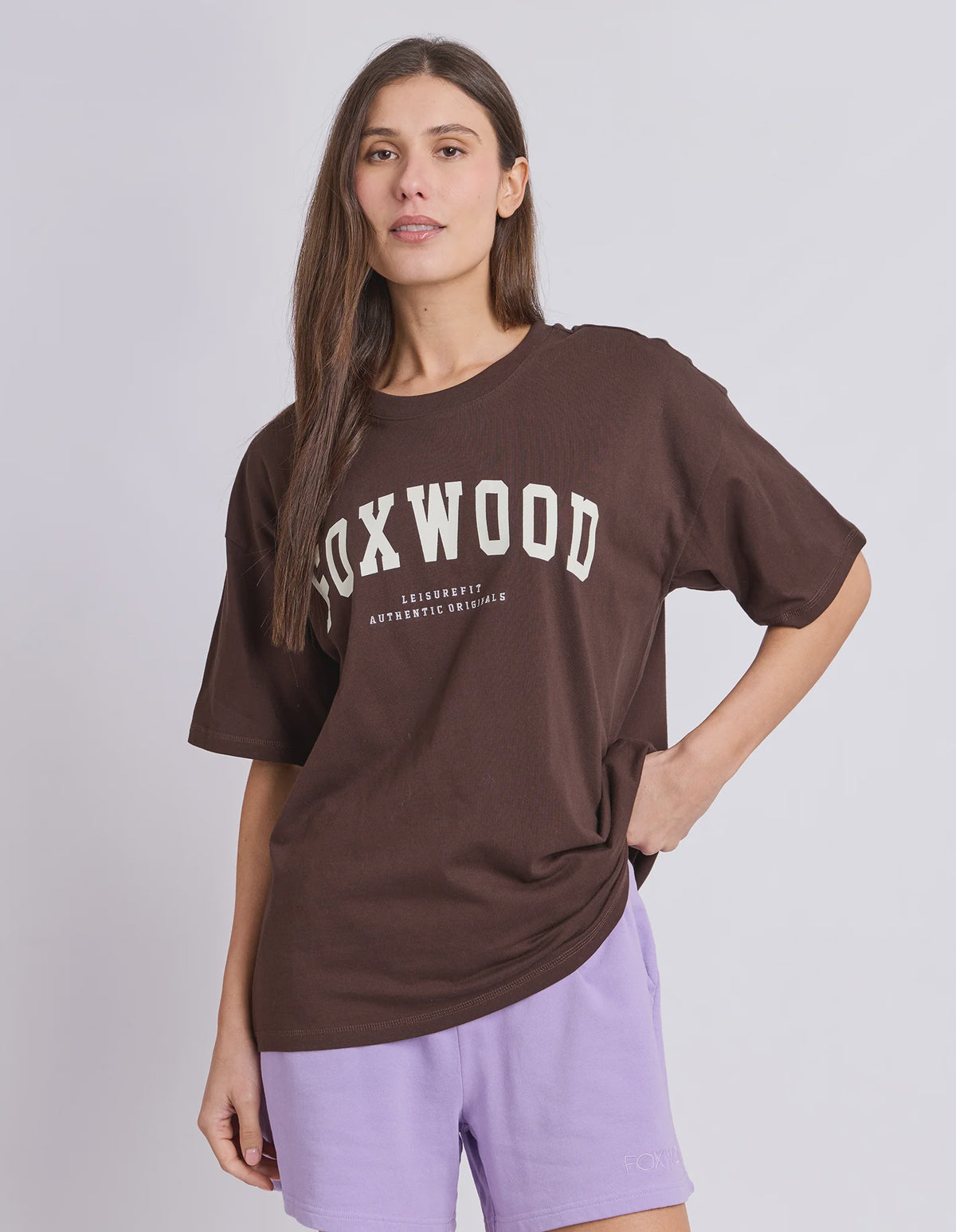 Foxwood Interval Tee Coffee Bean