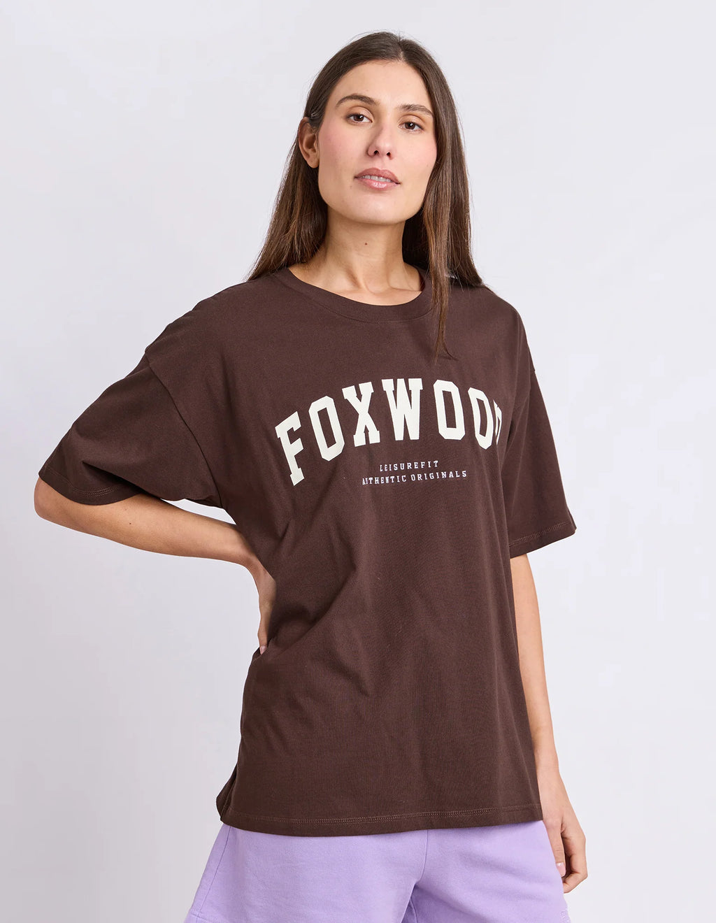 Foxwood Interval Tee Coffee Bean