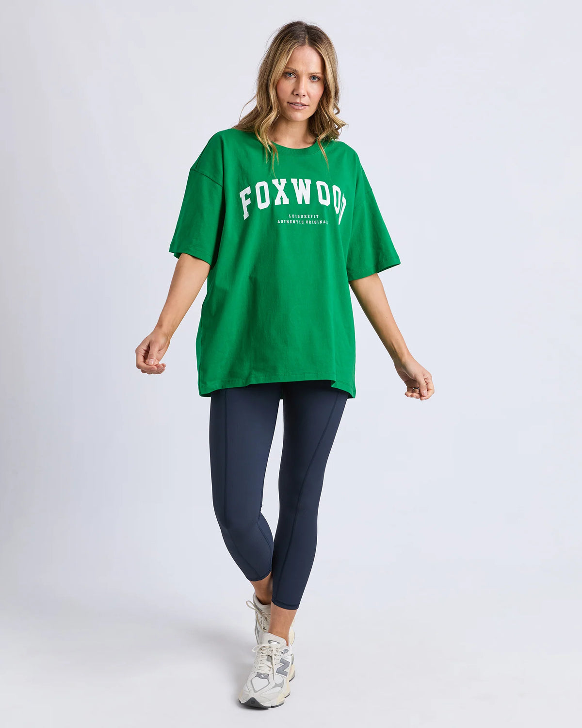 Front chest print
Large back; sleeve print
Relaxed fit