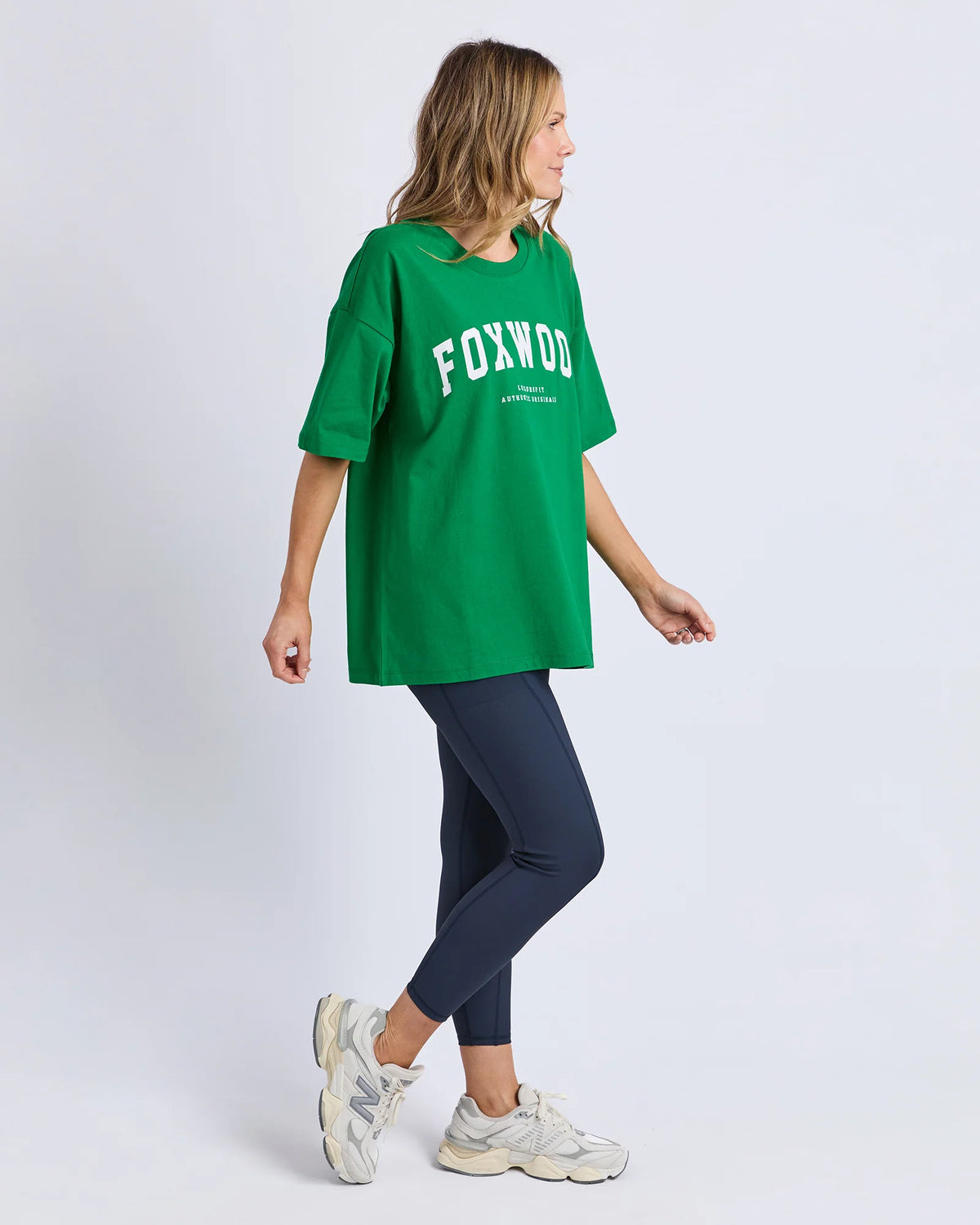 Front chest print
Large back; sleeve print
Relaxed fit