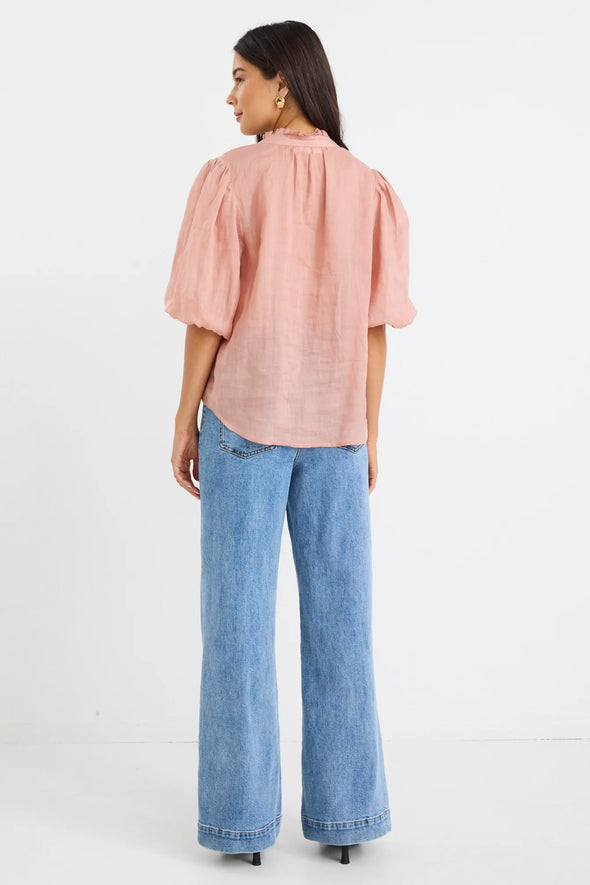 Ivy + Jack Closure Top Blush