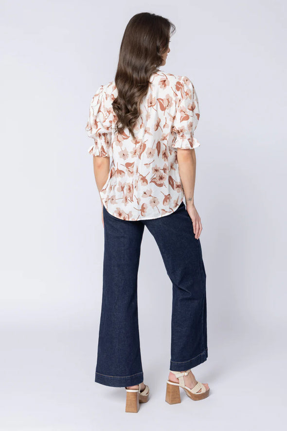 Leila + Luca Honey Blouse Latte Bloom