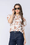 Leila + Luca Honey Blouse Latte Bloom