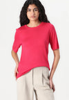 Regular fit

Lightweight knit ideal for layering

Soft, breathable eco-conscious fabric

Classic V-neck and short sleeves

Simple, timeless silhouette