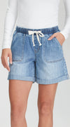 Junkfood Maggie Shorts Blue