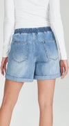 Junkfood Maggie Shorts Blue