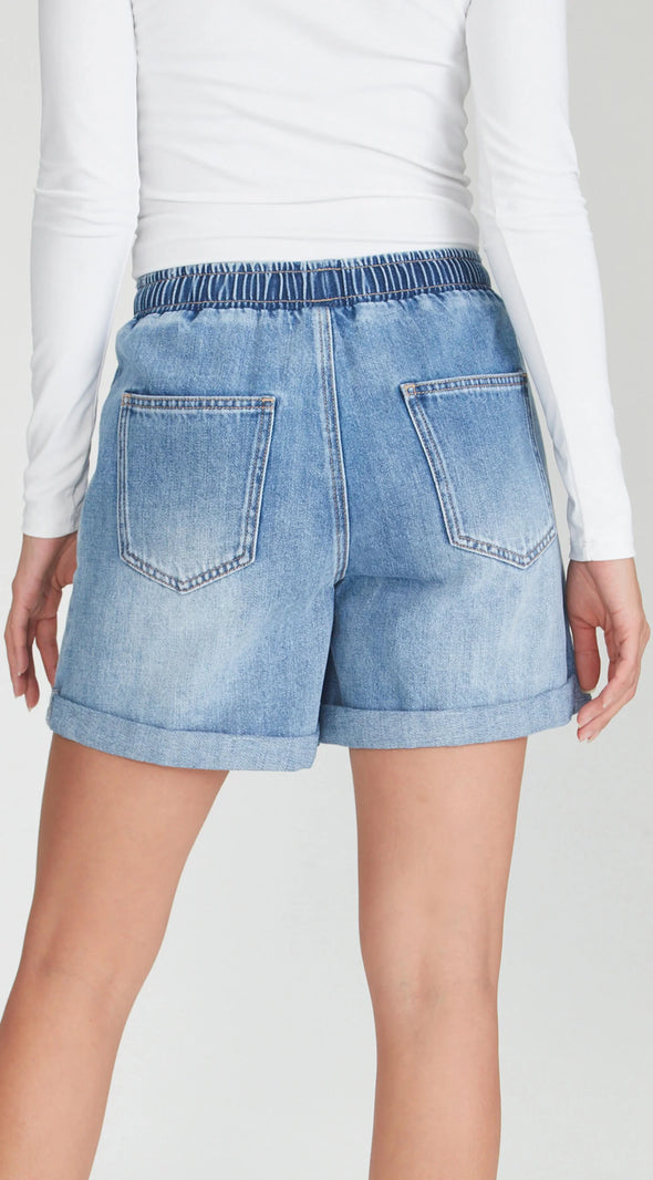 Junkfood Maggie Shorts Blue