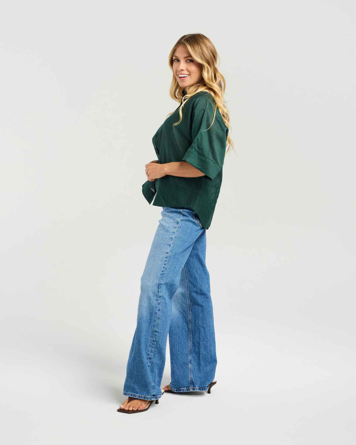 NMBR Rose Indie Shirt Green