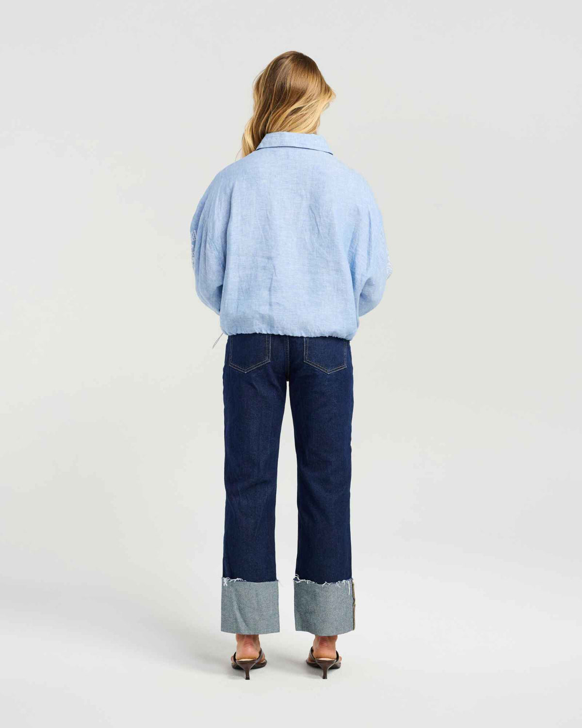 NMBR Rose Dallas Jacket Powder Blue