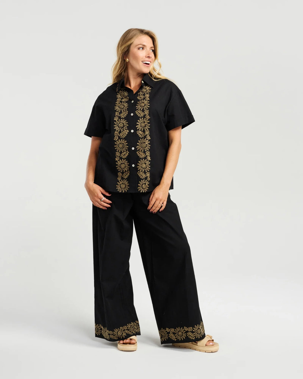 NMBR Rose Koa Shirt Cocoa Bliss