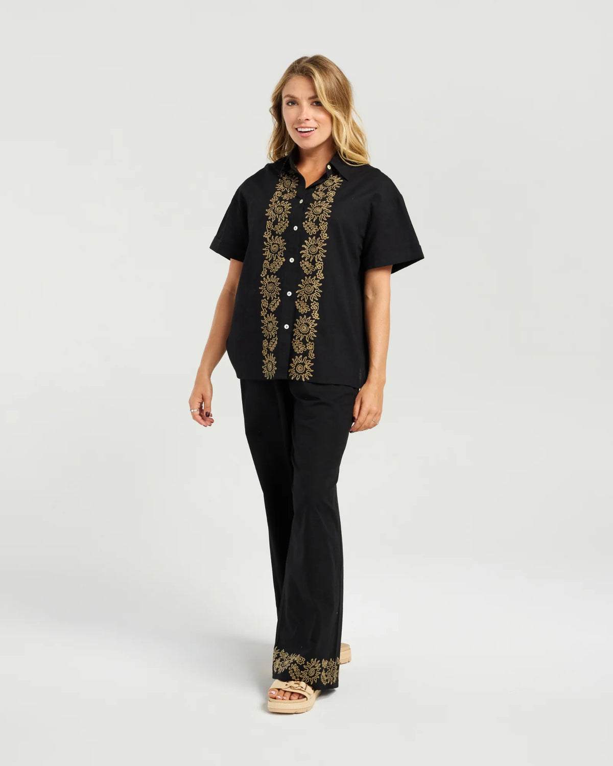 NMBR Rose Koa Shirt Cocoa Bliss